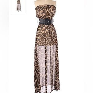 adorable y2k cheetah print dress